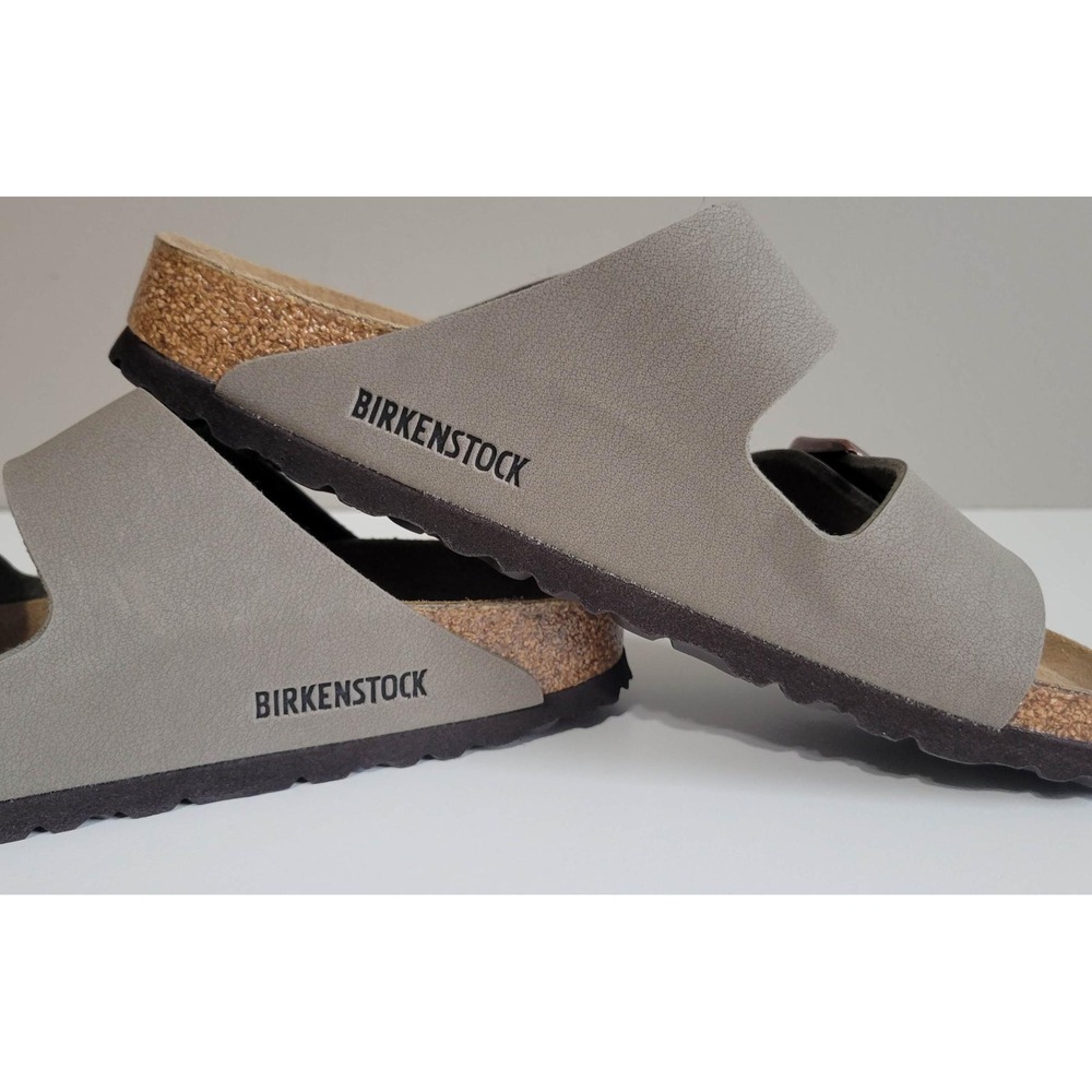 Birkenstock Stone Suede Leather Arizona Sandal - Picture 4 of 8